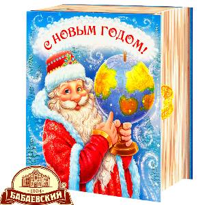 Детский новогодний подарок в картонной упаковке весом 800 грамм по цене 1234 руб в Азове
